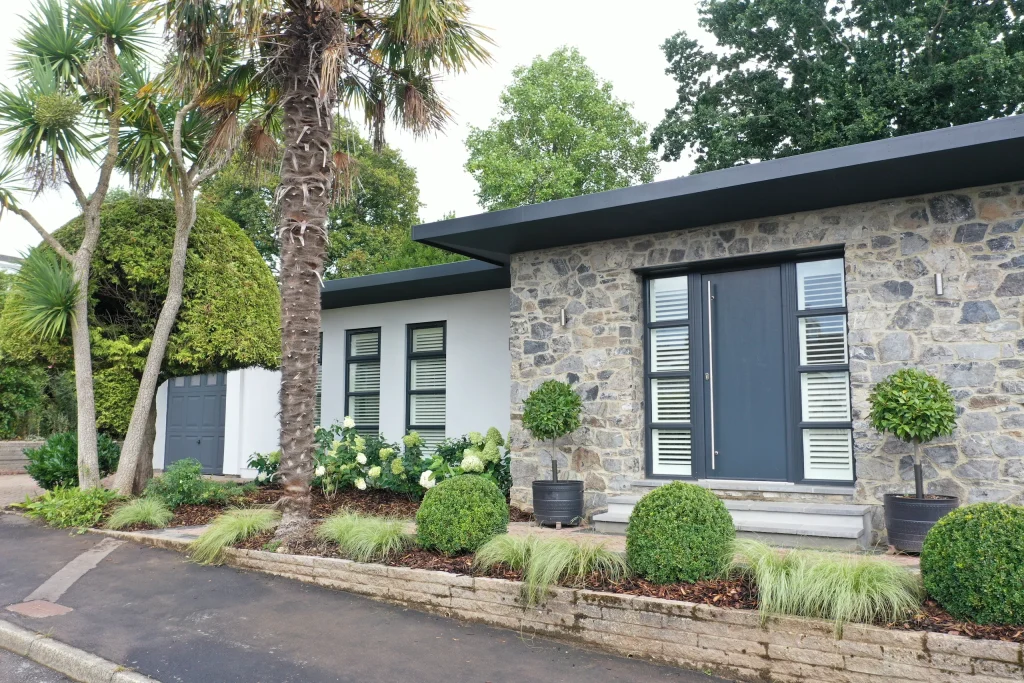 Anthracite Grey Fascia Installation on a modern home