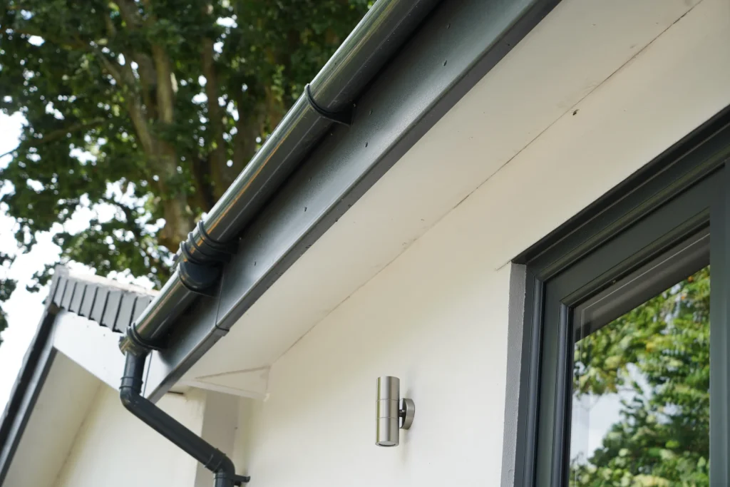 Anthracite Grey Fascia and Gutter Installation