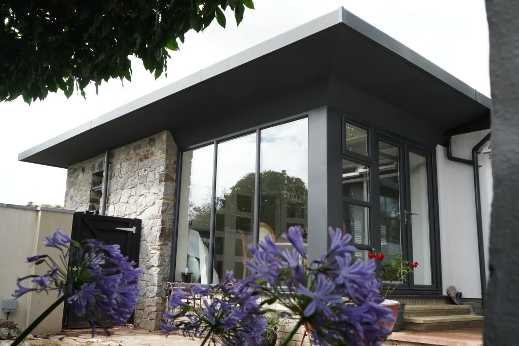 Anthracite Grey Fascia and Gutter Installation in Yorkshire