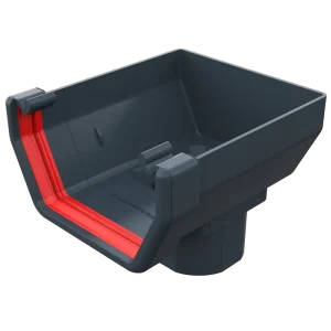 Freefoam Square Line Rainwater System in Anthracite Grey
