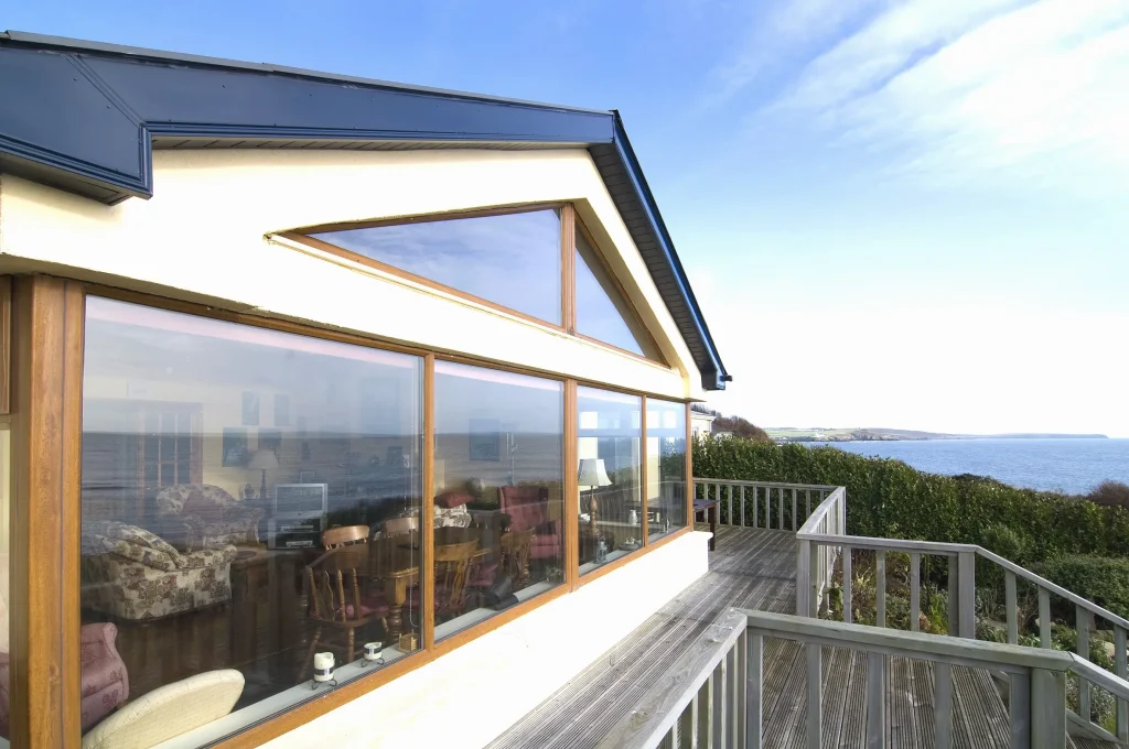 Modern Soffit and Fascia Installation on coastal house