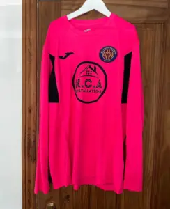 AFC Norton Woodseats U16 Girls Shirt featuring the KCA Installations logo